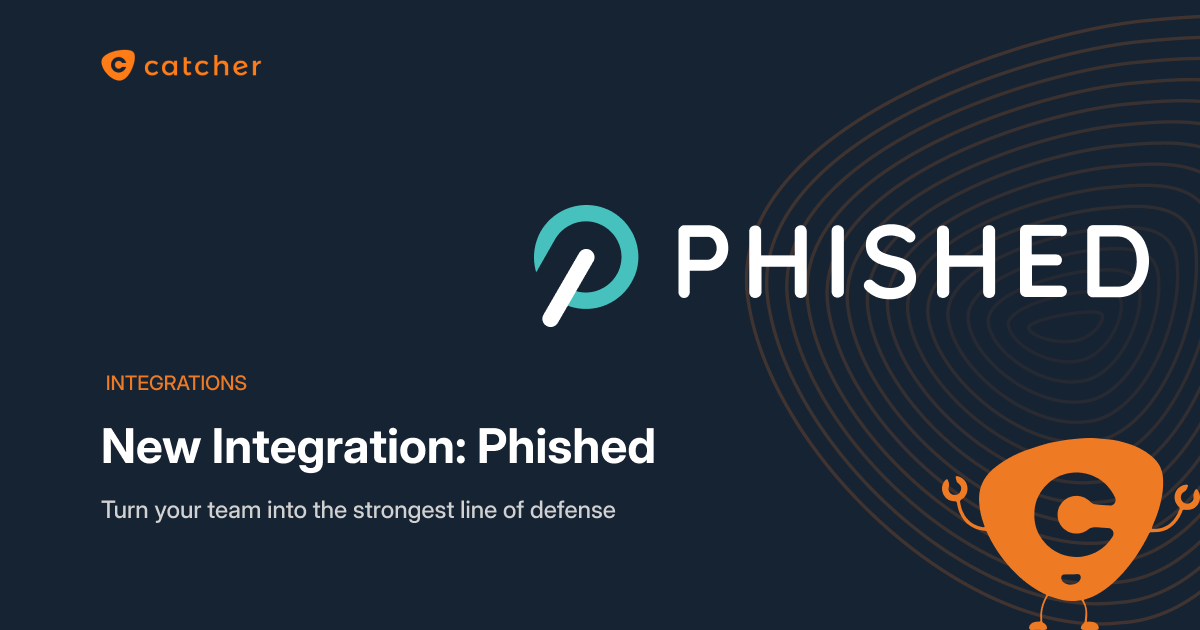 Catcher24 Phished dashboard