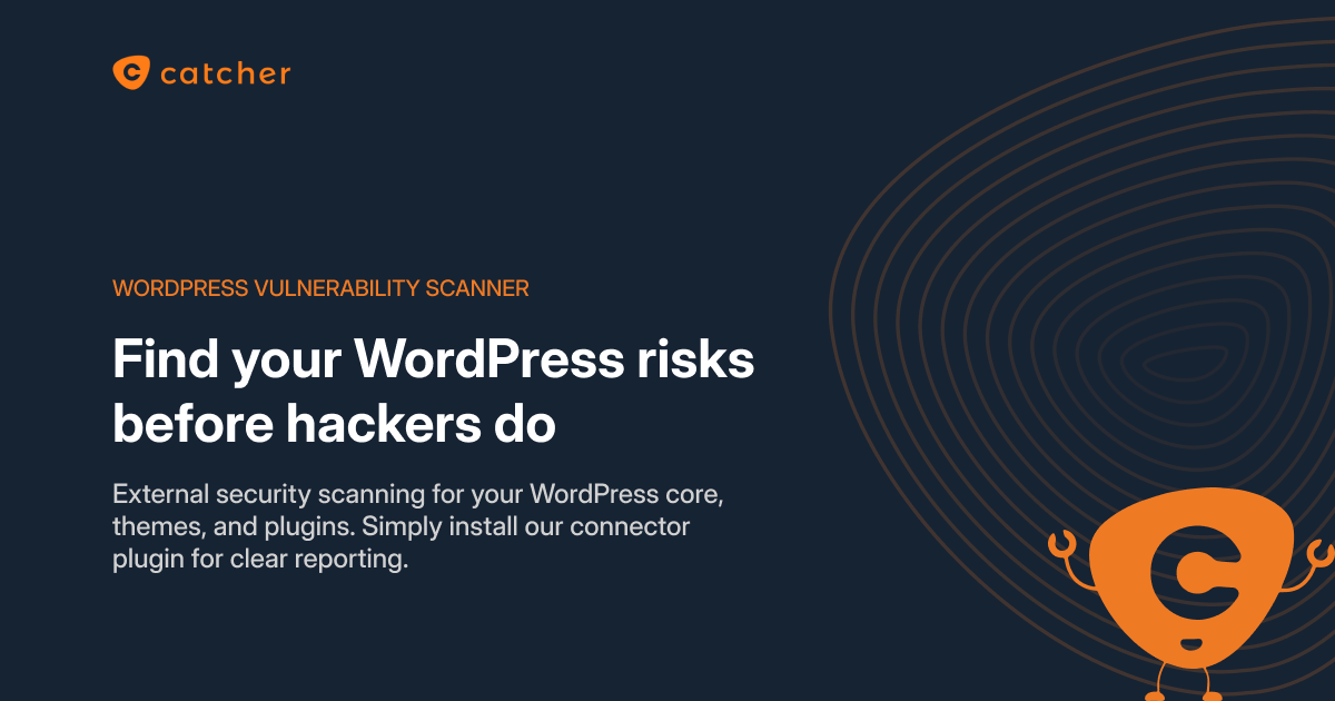 Secure your WordPress site instantly: Introducing the Catcher24 WordPress plugin