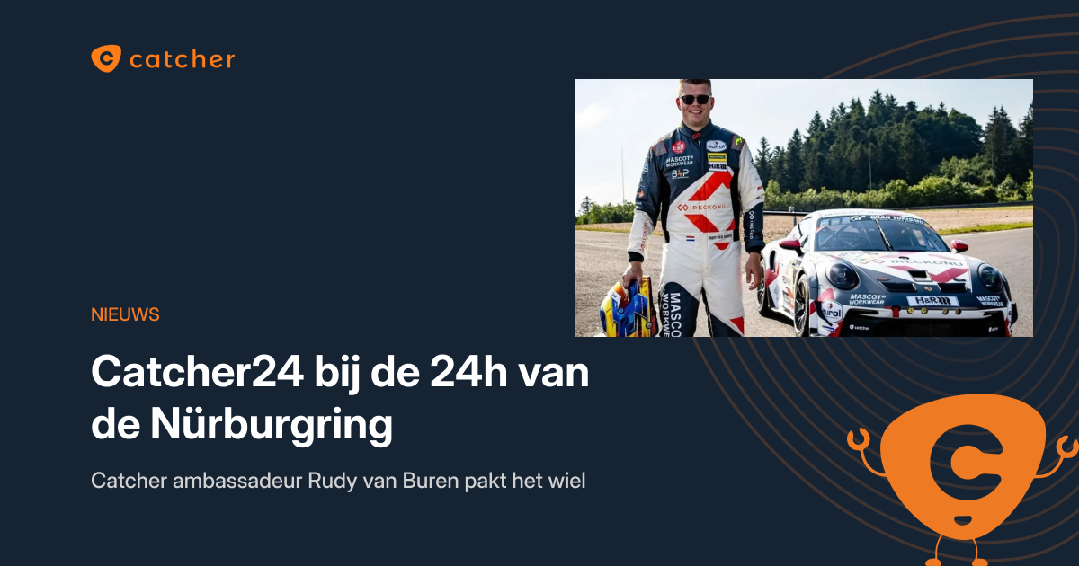 Rudy van Buren naast de Porsche GT3