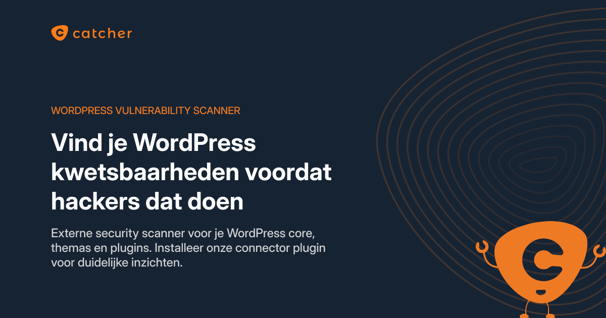 Beveilig je WordPress-site direct: Introductie van de Catcher24 WordPress-plug-in